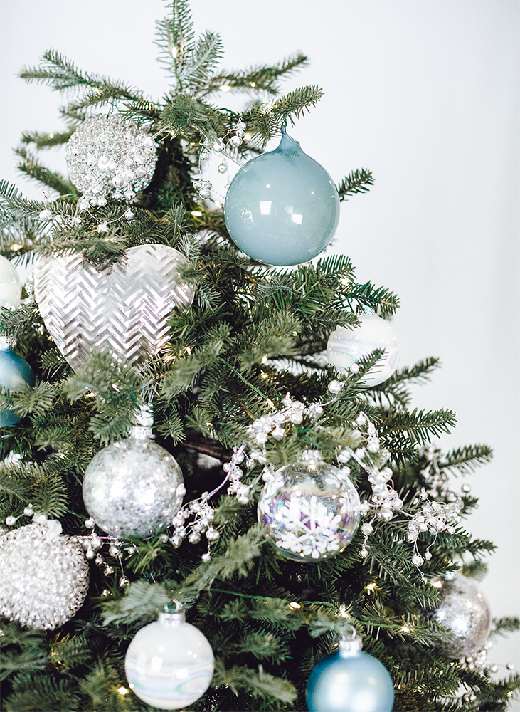 Baby Blue Christmas Ornaments