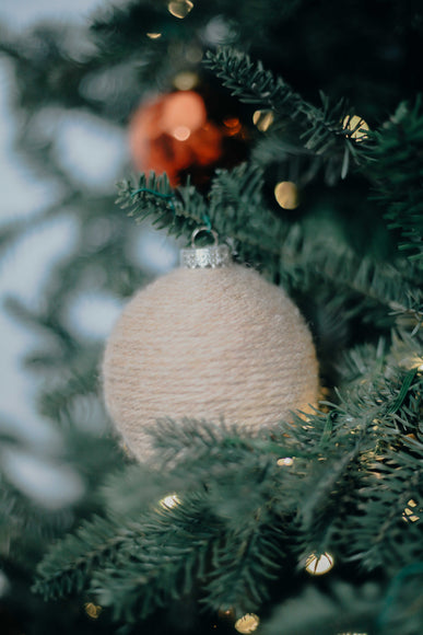 3 in Pink Yarn Ornaments