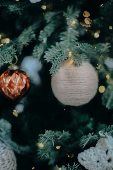 3 in Pink Yarn Ornaments