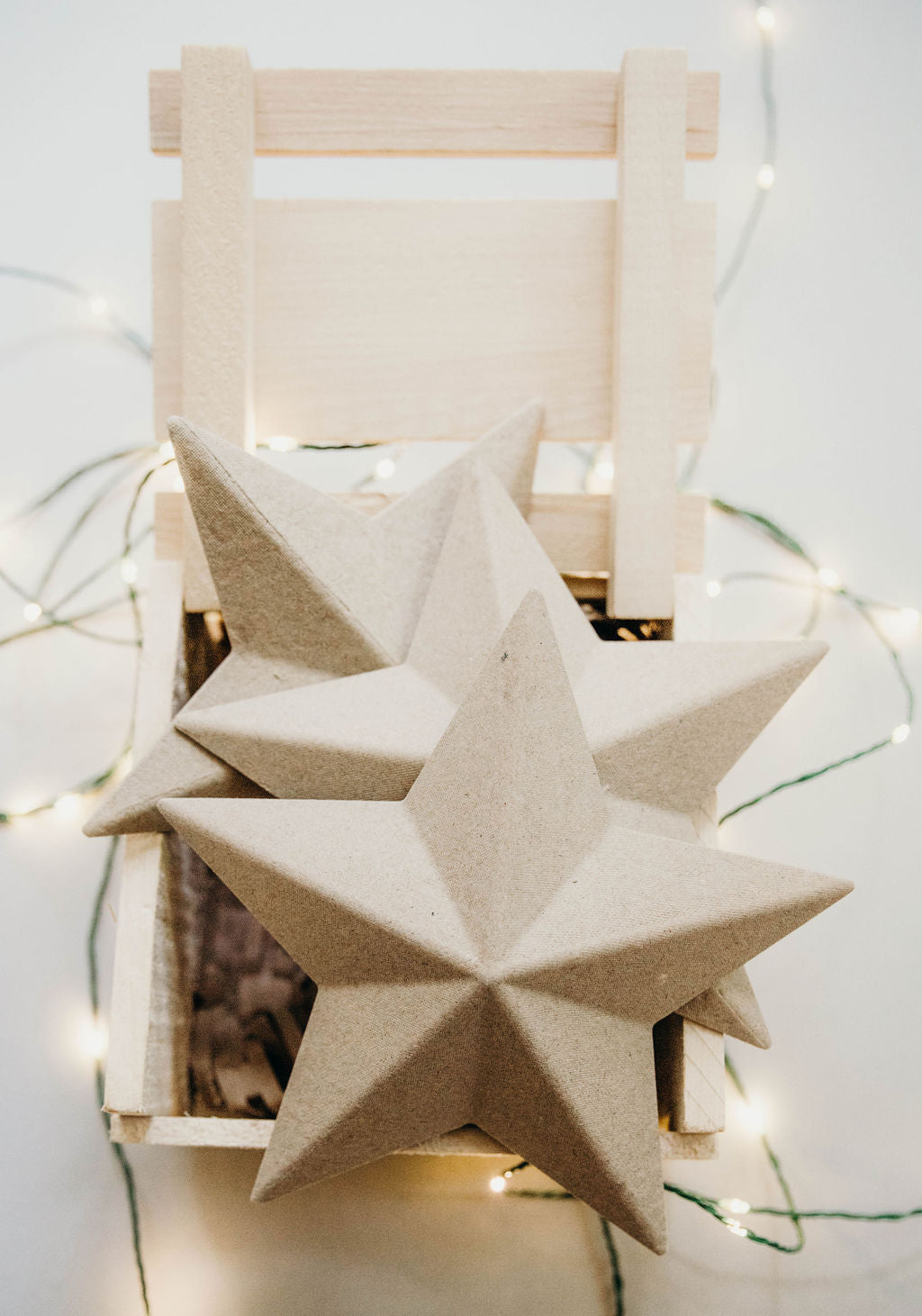 7 in Paper Mâché Star