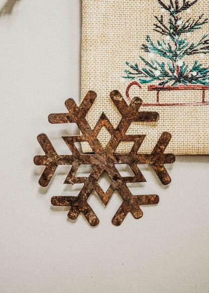 4 in Copper Snowflake