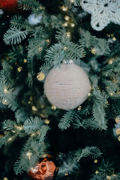 3 in Pink Yarn Ornaments