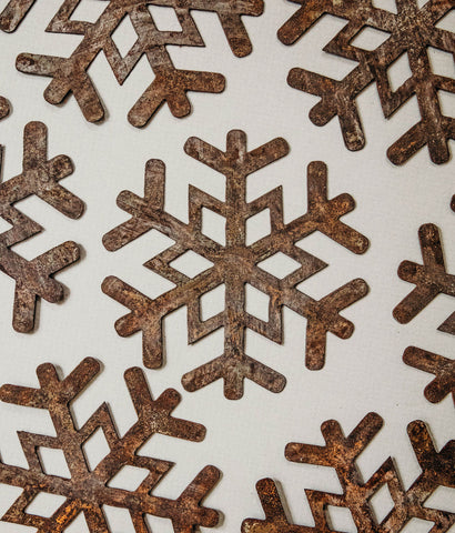 4 in Copper Snowflake