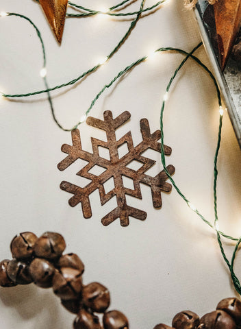 4 in Copper Snowflake