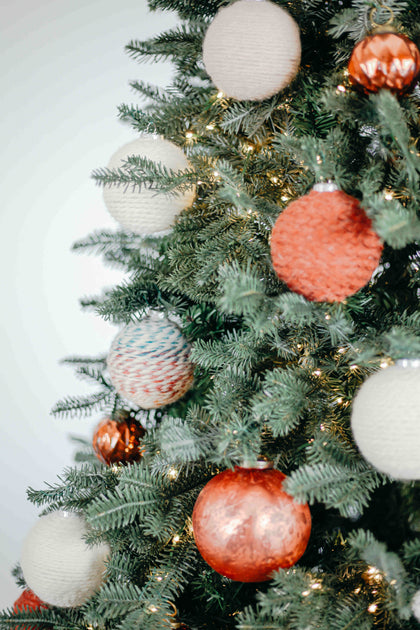 3 in Pink Yarn Ornaments