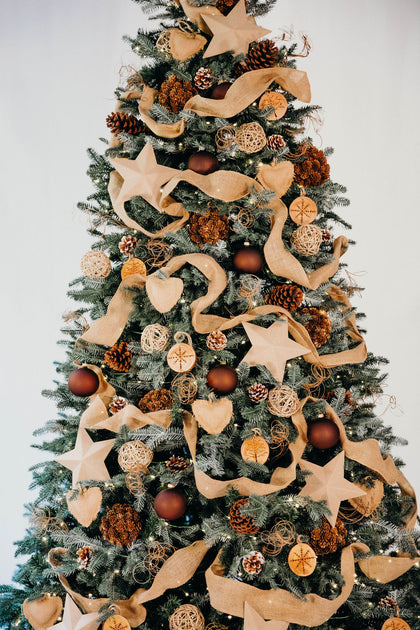 3.5 in Burlap Heart Ornament