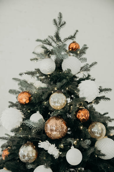 3 in Crackled Glass Bauble