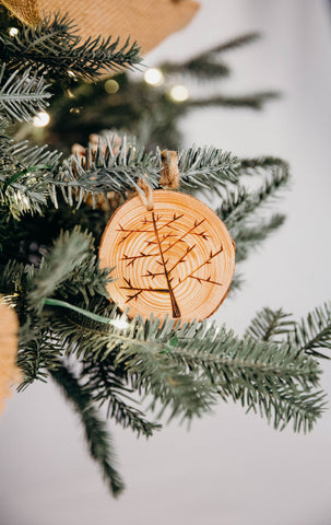 3 in Branch Slice Ornament / Tree