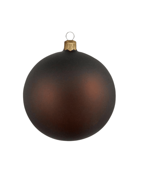 3 in Matte Brown Polish Bauble