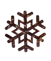 Copper Snowflake Ornament