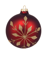 Hand Painted Red Ornament