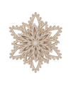 4 in Glitter Snowflake Ornament / Gold - Decorent