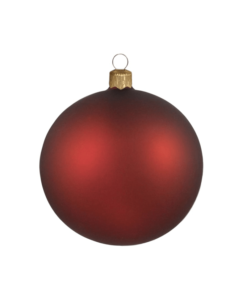 Burgundy Christmas Ornament