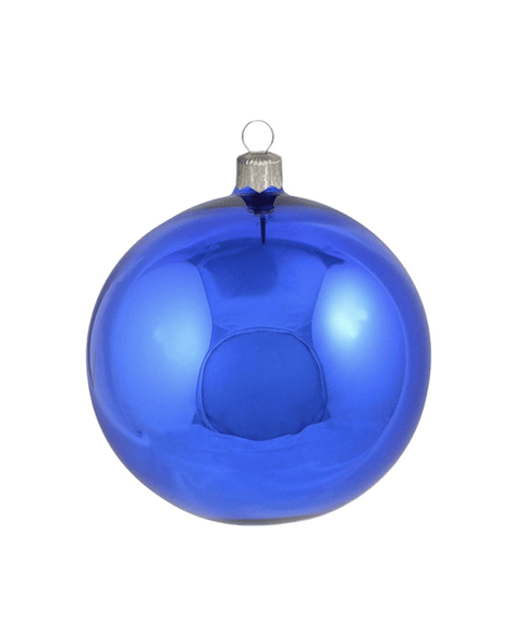 3 in Shiny Blue Polish Bauble