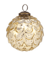 4 in Mercury Gold Vintage Bauble - Decorent
