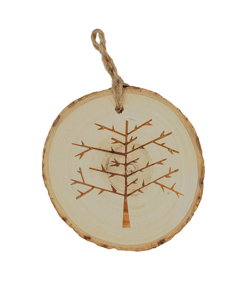 Wood Slice Ornament