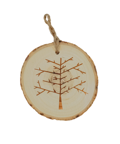 3 in Branch Slice Ornament / Tree