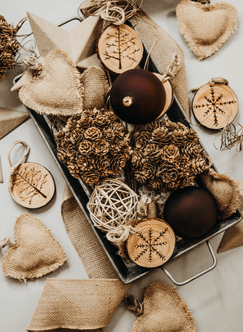 Rustic Tree Decor Set