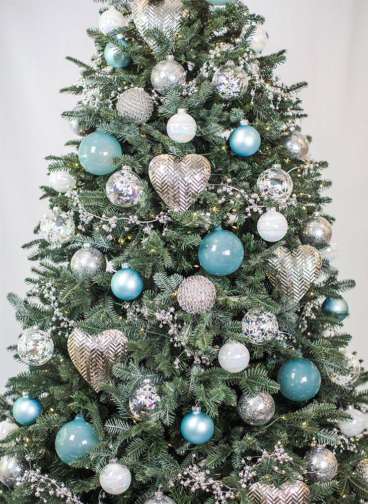 Blue Christmas Tree Design