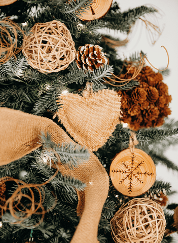 Rustic Tree Decor Set