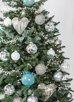 Light Blue Christmas Ornaments