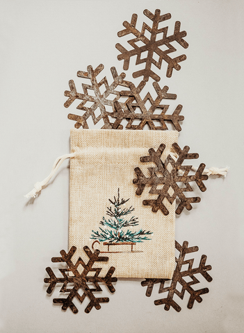 Industrial Tree Decor Set