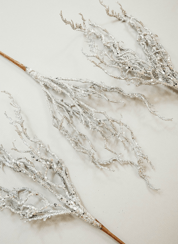 Midnight Silver Tree Decor Set