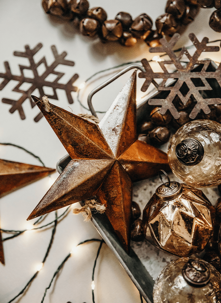 Rusty Christmas ornaments