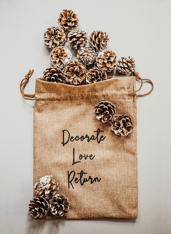 Rustic Tree Decor Set