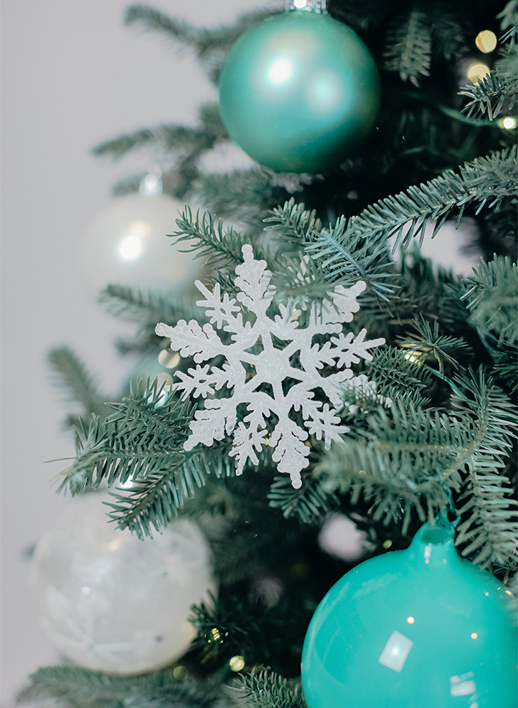 White Snowflake Ornament