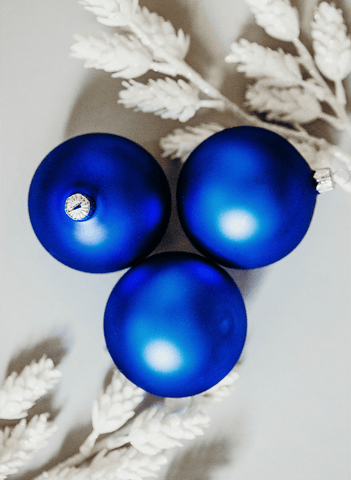 Classic Blue Tree Decor Set
