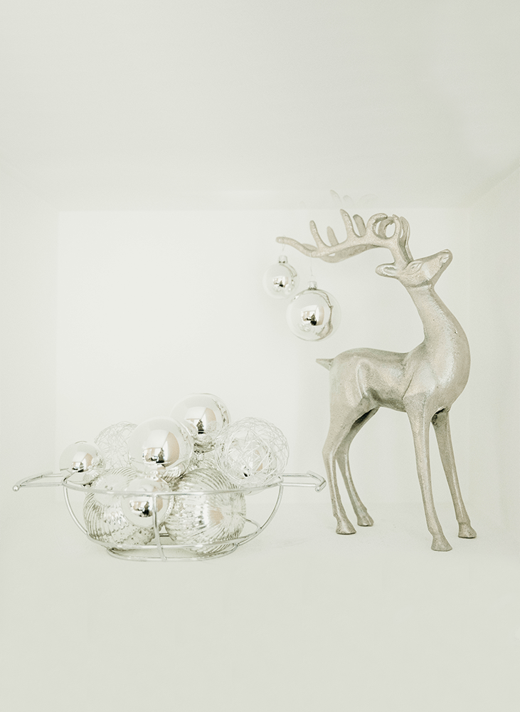 Silver Christmas decor