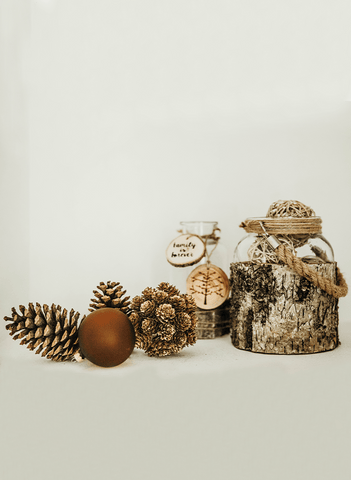 Rustic Tree Decor Set