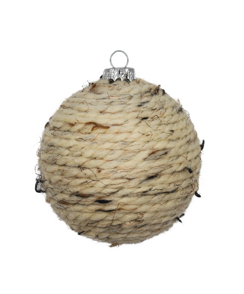 3 in Brown Yarn Ornaments