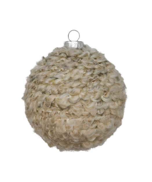 3 in Tan Yarn Ornaments