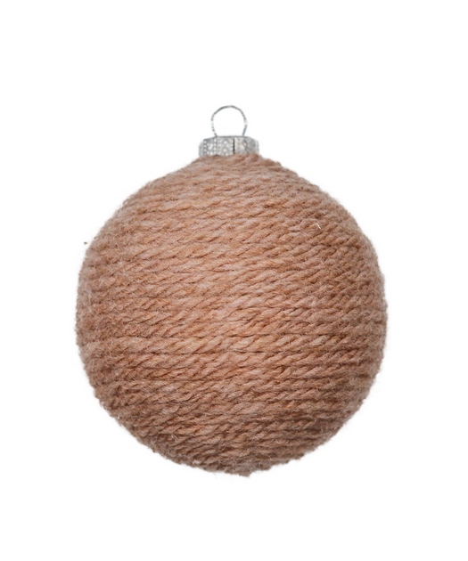 3 in Pink Yarn Ornaments