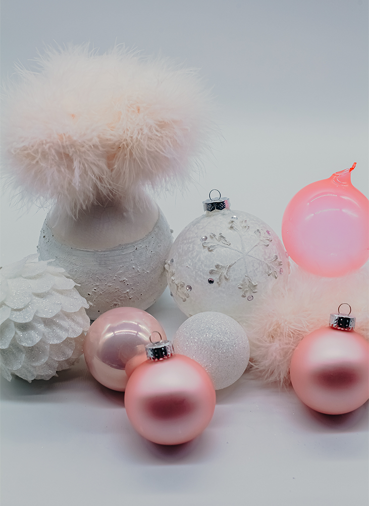 Pink Christmas Ornaments