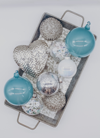 Blue and Silver Christmas Tree Decor