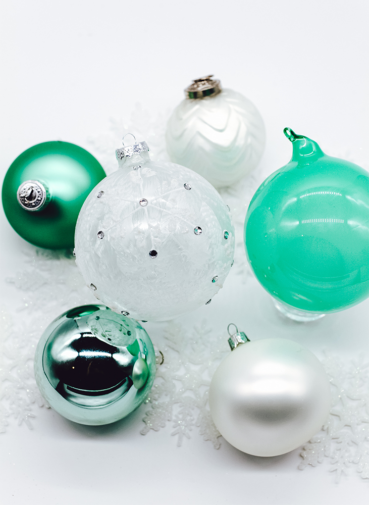 Teal Christmas Decorations
