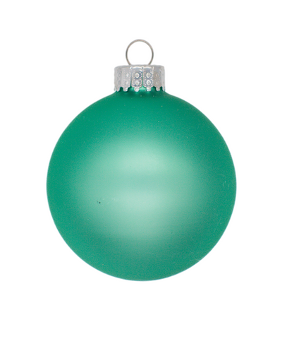 3 in Teal Matte Ornament