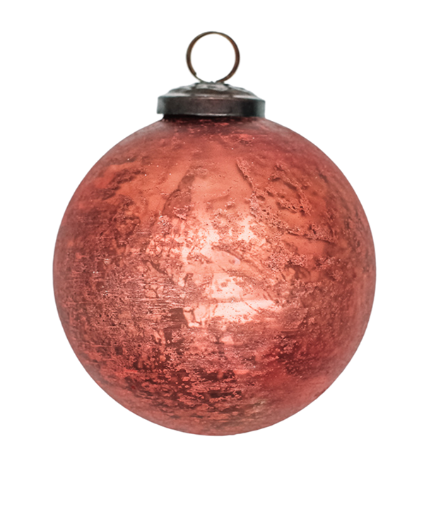 Copper Orange Ornaments