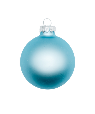 2.5 in Blue Matte Ornament