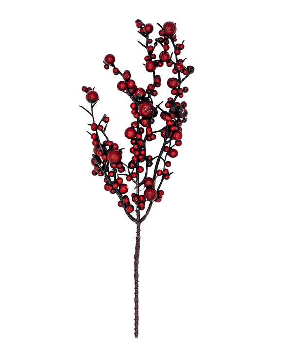 7 in Red Berry Twig-Special Category-Decorent